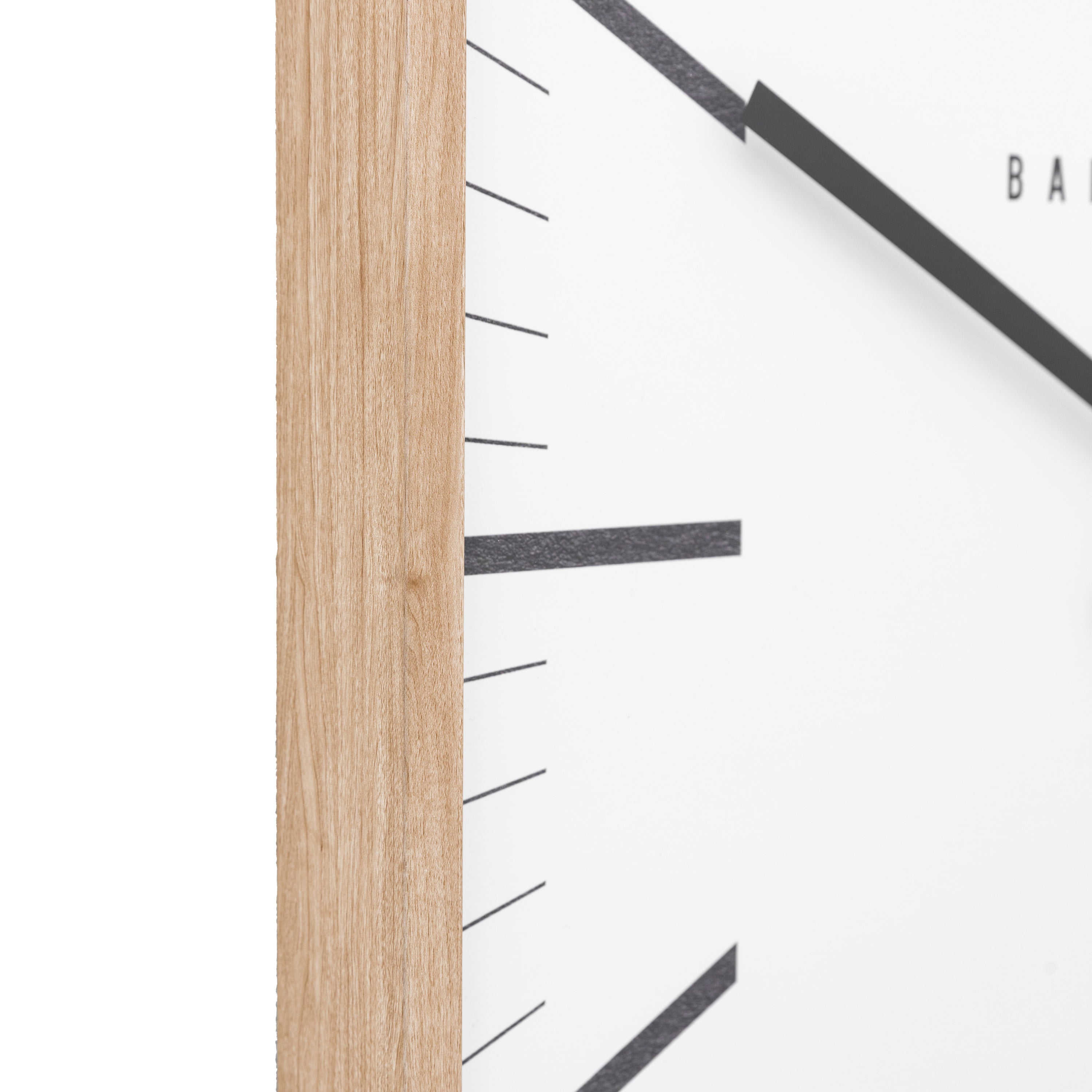 Penhurst Oak Wood Square Wall Clock